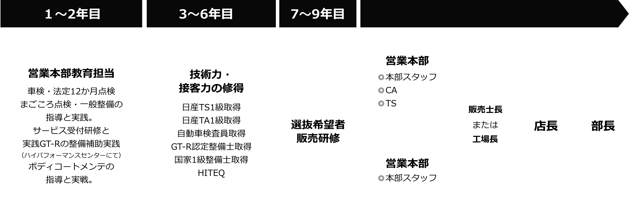 キャリアステップ図